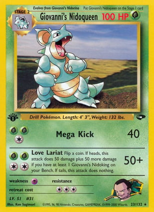 Nidoqueen do Giovanni (023/132) / Giovannis Nidoqueen | Pokémon