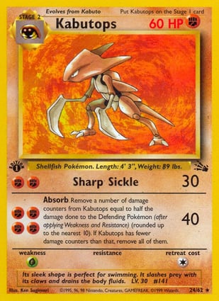 Kabutops (024/62) | Pokémon | MYP Cards