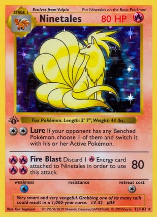 ポケモンカード Ninetales 12/102 holo 英語版 Ninetales (012/102) | Pokémon | MYP Cards