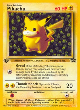 ポケモンカードゲーム Pikachu001 Pikachu (001/53) | Pokémon | MYP Cards