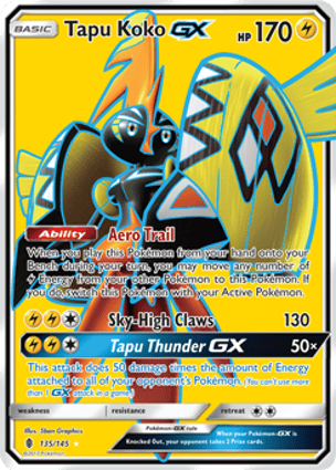 Tapu Koko-GX (135/145) | Pokémon | MYP Cards