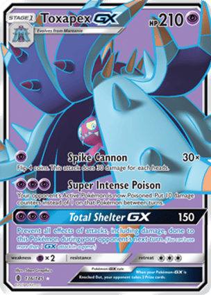 Toxapex-GX (136/145) | Pokémon | MYP Cards