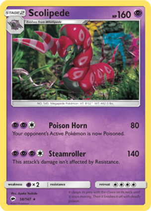 Whirlipede (057/147) | Pokémon | MYP Cards