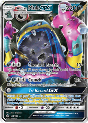 Muk de Alola-GX (084/147) / Alolan Muk-GX | Pokémon | MYP Cards