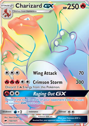 Charizard-GX (150/147) / Charizard GX | Pokémon | MYP Cards
