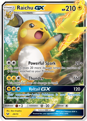 Raichu-GX (029/73) | Pokémon | MYP Cards