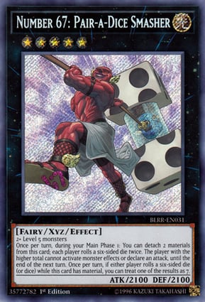 Qカード Número 67: Par-de-Dados Esmagador / Number 67: Pair-a-Dice Smasher