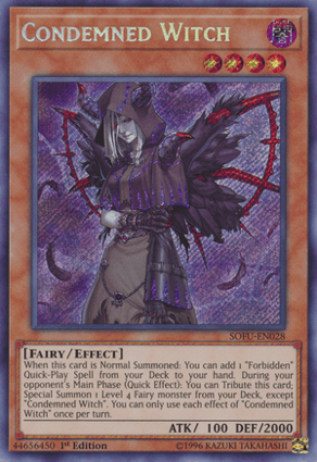 遊戯王OCG CONDEMNED WITCH 20th psa10 Bruxa Condenada / Condemned Witch | Yu-Gi-Oh! | MYP Cards