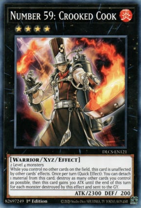 Número 59: Cozinheiro Tortuoso / Number 59: Crooked Cook | Yu-Gi