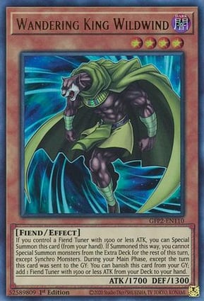 Rei Vagante Vento Selvagem / Wandering King Wildwind | Yu-Gi-Oh