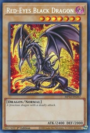 Dragão Negro de Olhos Vermelhos / Red-Eyes Black Dragon | Yu-Gi-Oh
