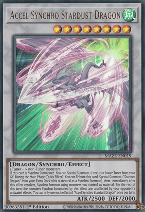 Dragão da Poeira Estelar Acelerador Sincro / Accel Synchro