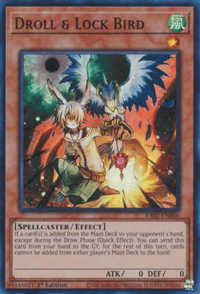 Droll & Pássaro Fechadura / Droll & Lock Bird | Yu-Gi-Oh