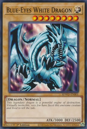 Dragão Branco de Olhos Azuis / Blue-Eyes White Dragon | Yu-Gi-Oh