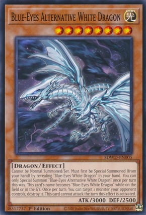 有眞しろページ  Opalite Dragon Dragão Branco Alternativo de Olhos Azuis / Blue-Eyes Alternative