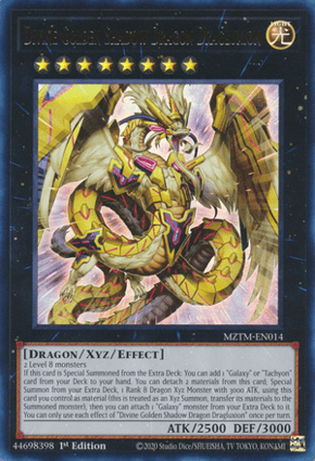 Dragão Divino Dourado da Sombra Dragluxion / Divine Golden Shadow