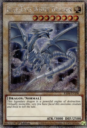Dragão Branco de Olhos Azuis / Blue-Eyes White Dragon (8th artwork