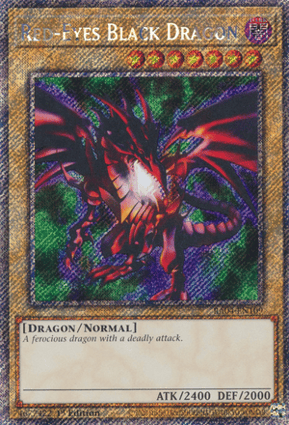 Red-Eyes Black Dragon (7th artwork) | Yu-Gi-Oh! | MYP Cards