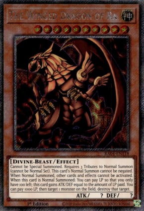 O Dragão Alado de Rá / The Winged Dragon of Ra | Yu-Gi-Oh! | MYP Cards