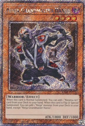 Mestre Ninja Hanzo / Ninja Grandmaster Hanzo | Yu-Gi-Oh! | MYP Cards
