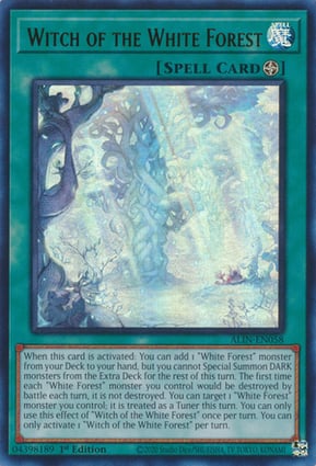 Bruxa da Floresta Branca / Witch of the White Forest | Yu-Gi-Oh