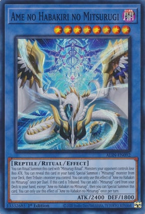 遊戯王 アジア版 Ame no Habakiri no Mitsurugi Ame no Habakiri no Mitsurugi | Yu-Gi-Oh! | MYP Cards