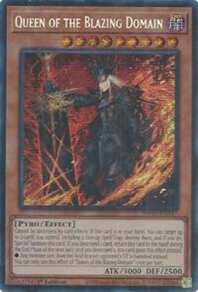 Rainha do Domínio Ardente / Queen of the Blazing Domain | Yu-Gi-Oh