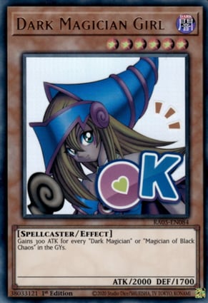 Dark Magician Girl (stamp artwork) | Yu-Gi-Oh! | MYP Cards