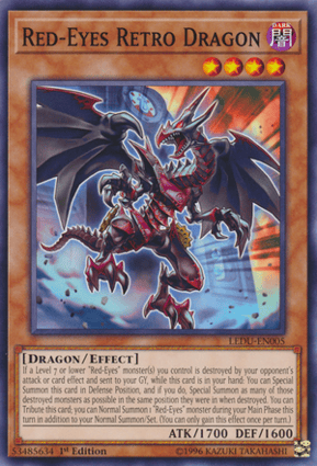 Dragão Retrô de Olhos Vermelhos / Red-Eyes Retro Dragon | Yu-Gi-Oh