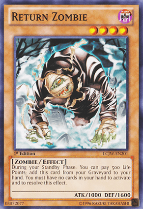 Zumbi Recorrente / Return Zombie | Yu-Gi-Oh! | MYP Cards