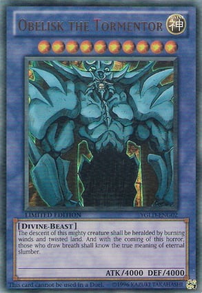 Obelisco, o Atormentador / Obelisk the Tormentor (original) | Yu