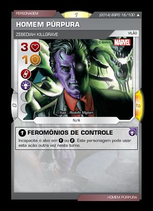 Homem Púrpura / Zebediah Killgrave | Battle Scenes | MYP Cards