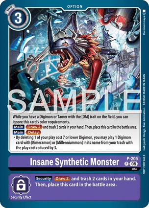 モンスター Insane Synthetic Monster | Digimon | MYP Cards