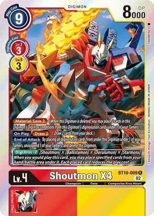 Shoutmon X4 | Digimon | MYP Cards