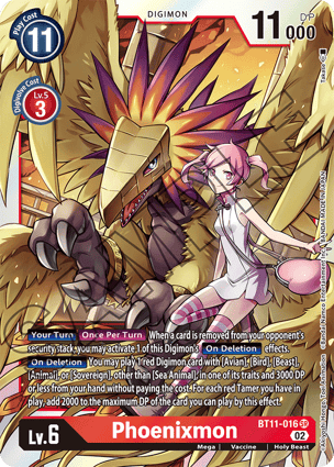Phoenixmon | Digimon | MYP Cards