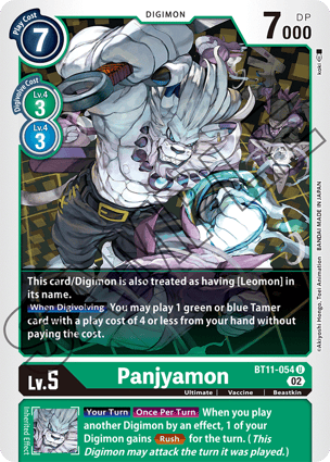 Panjyamon | Digimon | MYP Cards