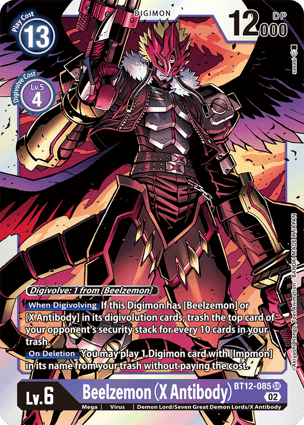 Beelzemon (X Antibody) | Digimon | MYP Cards