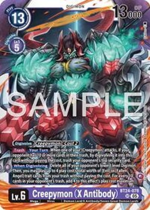 Creepymon (X Antibody) | Digimon | MYP Cards