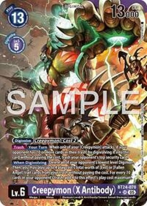 Creepymon (X Antibody) (Alternate Art) | Digimon | MYP Cards