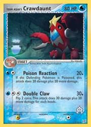 Crawdaunt da Equipe Aqua (002/95) / Team Aqua's Crawdaunt