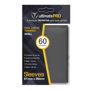 Sleeves Ultimate Pro - Cinza (60un)