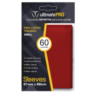 Sleeves Ultimate Pro - Vermelho (60un)