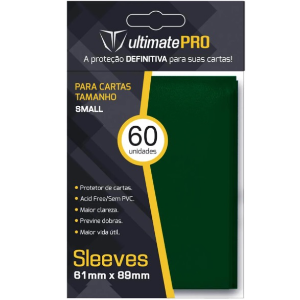 Sleeves Ultimate Pro - Verde (60un)