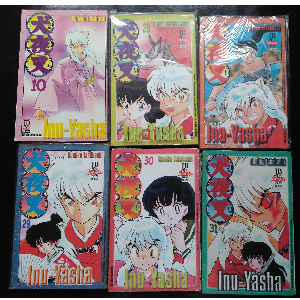 Mangás Inu-Yasha volumes 10, 27, 28, 29 ,30 e 31