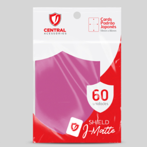 Sleeve Central Shield Yu-gi-oh!/Vanguard - Rosa Neon (Tamanho Japonês)