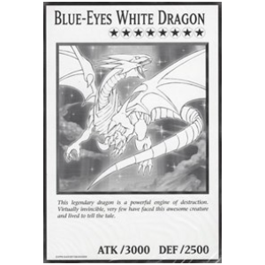 Dragão Branco de Olhos Azuis (Oversized)
