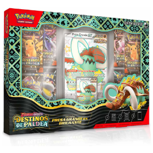 Box Pokémon Destinos de Paldea - Presas Grandes EX