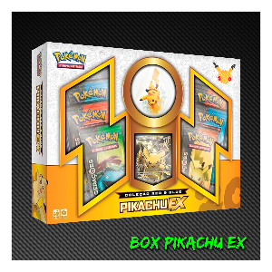 Box Pikachu EX - Coleção Red & Blue