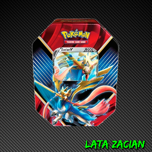 2 Pokémon Lata Lendas De Galar Zacian V + Zamazenta V - Copag