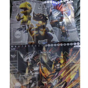 Playmat Digimon Card Game ST 15 Agumon-Greymon-MetalGreymon-WarGreymon